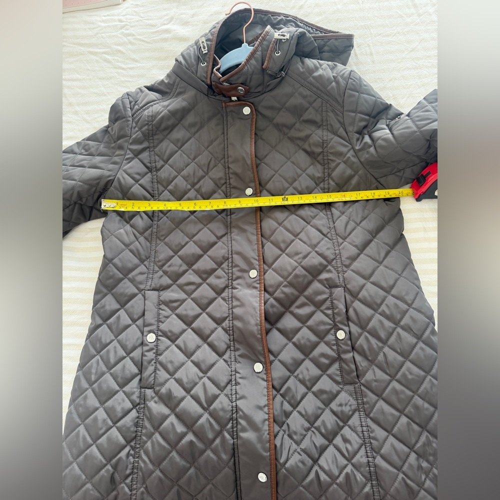 Ralph Lauren Quilted Brown Women's Puffer Coat Good Condition - Picture 13 of 16